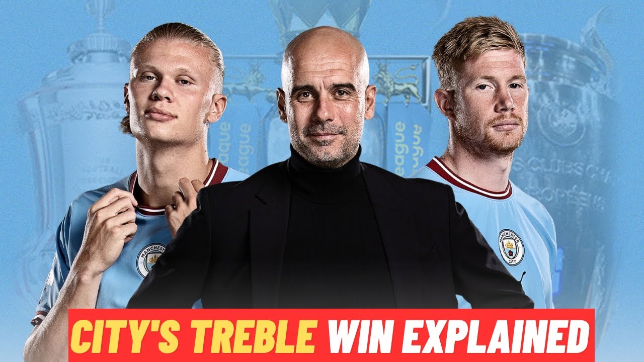 How Manchester City Won The Treble - Full Analysis - YouTube