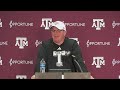 Texas A&M football coach Mike Elko discusses 2024 signing class