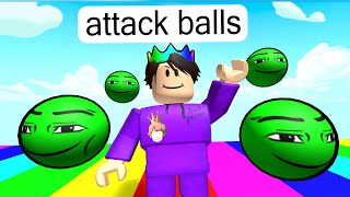 I USED BALLs To ATTACK Army's in Roblox