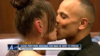 Judge performs wedding for man he sent to prison