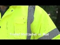 Utility Pro Waterproof Class 3 High-Visibility 3-Season Jacket with Teflon - Lime/Black