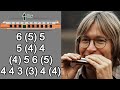 TAKE ME HOME COUNTRY ROADS HARMONICA DIATONIC C, ANIMATED TUTORIAL, BLUES HARP C, GAITA DE BOCA C