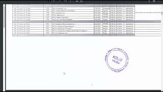 KSLU 3 Years LL.B. Semester Examination Final Time Table for April-May 2022 KLE Karnataka State Law