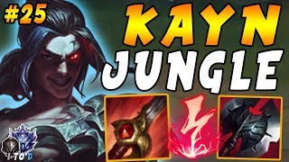 Kayn JUNGLE with Electrocute Red Smite Warrior and Black Cleaver | Iron IV to Diamond Ep #25