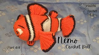 Nemo Clone Fish(4/4) Crochet Amigurumi | நீமோ க்ளோன் ஃபிஸ் க்ரோசே அமிகுருமி