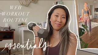 AT HOME WORKOUT ESSENTIALS // best amazon at home workout gear, the right mindset, \u0026 overall recs