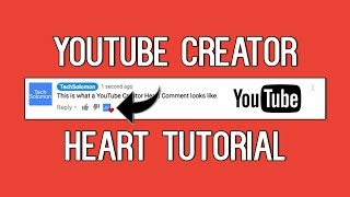 How To Heart Comments On YouTube | Creator Heart Tutorial