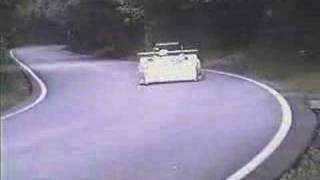 Car Hits Deer Sends Deer Flying