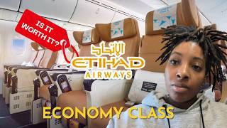 How Is Etihad Airways ECONOMY CLASS?! | ft. Food, Entertainment \u0026 Amenities