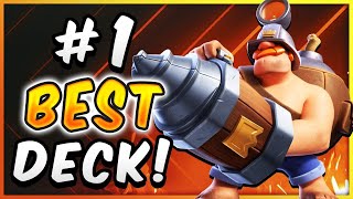 BEST MIGHTY MINER DECK in CLASH ROYALE! 🏆