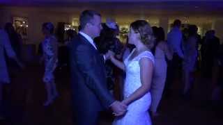 Rochelle Buonocore and Daniel Butterworth's first dance