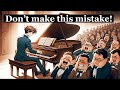 Most common mistakes made by non-professional pianists: #1- the lift & pivot!