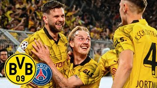 Borussia Dortmund 1-0 Paris St. Germain | Goals & Highlights | UEFA Champions League #football