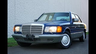 4K Review 1984 Mercedes 280SE Manual Transmission Virtual Test-Drive \u0026 Walk-around