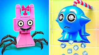 Spider Pinki? Mind Blowing Sprunki LEGO *Sprunki In Paper Game Of Clue*