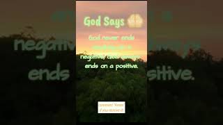 God always ends on a positive #shorts #godhelps #jesus