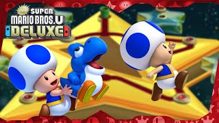 New Super Mario Bros. U Deluxe ᴴᴰ | World 9 (All Star Coins) Solo Blue Toad