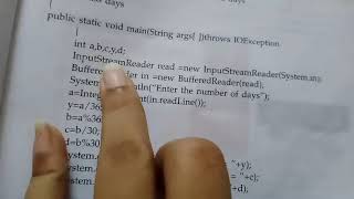 9th Inputstreamreader sample programs continuation