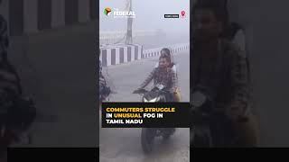 Commuters struggle as #TamilNadu sees unusual #fog in February | #shorts