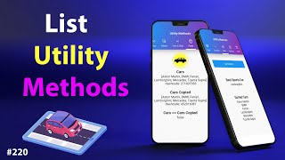 Flutter Tutorial - Dart List Utility Methods: ForEach, Map, Contains, Sort, Reduce, Where, Expand