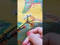 cross stitch 單格豎背繡條的走針方法，你們是什么走呢？評論區告訴 十字繡的走針法