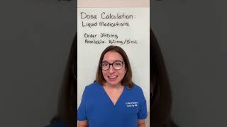 Dose Calculations: Learn Your Way - SHORTS | @LevelUpRN