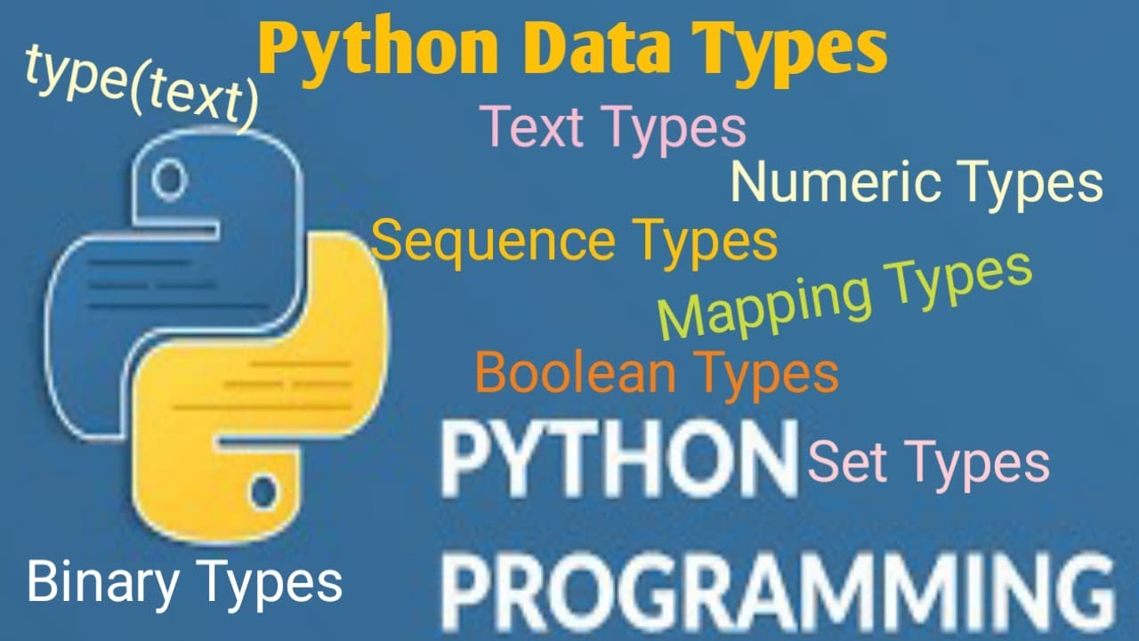 6 Python Data Types For Beginners Python Tutorial Python For