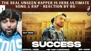 Success (Full Video) | KD Desi Rock | New Haryanvi Songs | HHH - Hip Hop Haryana | REACTION BY RG