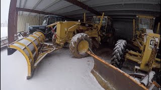 Blue Tractor Fighting Izzy Snow Until Breakdown