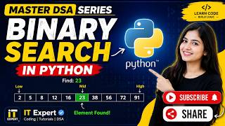 Binary Search in Python Explained 🔥 | Lecture# 45 | DSA with Python