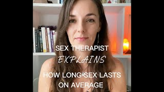 How long sex lasts on average #shorts