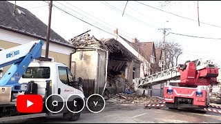 Hatalmas robbanás döntött össze egy veszprémi házat