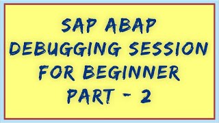 SAP ABAP Debugging Part-2 | ABAP Dump Analysis, Background Job Debugging & Transaction RFC | t-RFC