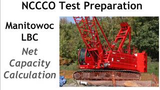 Manitowoc Lattice Boom Crawler Net Capacity Calculation