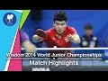 2014 Junior Worlds Highlights: Liang Jingkun Vs Sakai Asuka (Team FINAL)