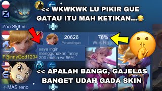 AKU IKUT BERMAIN DI RANDOM LOBY(PART34)REAKSI CEWE COWO ON MIC MELIHAT FANNY 20 RIBU MATCH…🤣☠️