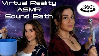 ASMR 360° Virtual Reality Cosmic Sound Bath RP👂 Deep Healing & Sleep🌙Singing Bowls💫Tuning Forks🌟