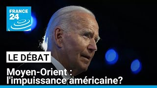 Moyen-Orient : l'impuissance américaine ? Joe Biden à la tribune des Nations unies