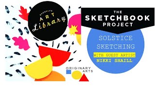 Solstice Sketching Workshop by Originary Arts for The Sketchbook Project, Brooklyn Art Library,Dec20