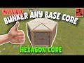 RUST - How to Bunker ANY Base (Hexagon Core) - 2024 New Rust Base Design