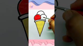 How to Draw Ice Cream That Looks So Real, You'll Want to Eat It  #drawing #painting #art