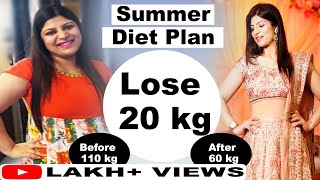 Summer Weight Loss Diet Plan | Lose Weight Fast In Hindi | Lose 20 Kg Fast | Dr.Shikha Singh
