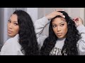 START TO FINISH BEGINNER FRIENDLY HD GLUELESS LACE WIG INSTALL  | Tinashe Hair