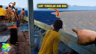 Tak Biasanya!! Nelayan Kaget Melihat Air Laut Terbelah Jadi Dua!! Fenomena Alam Terbaru...
