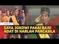 Gaya Jokowi Pakai Baju Adat Teluk Belanga saat Pimpin Upacara Peringatan Hari Lahir Pancasila 2024