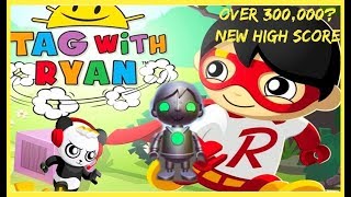 Over 300,000 points? Let's Play TAG WITH RYAN | NEW HIGH SCORE | ROBO-RYAN