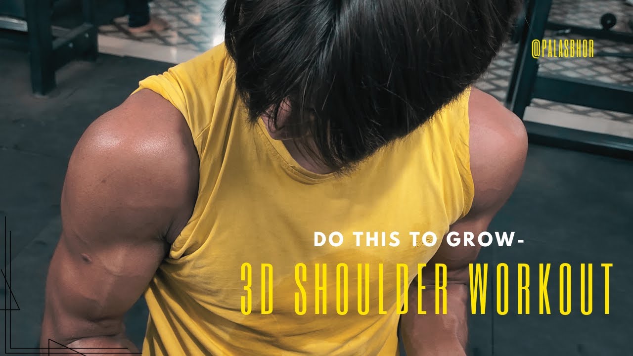 3d Shoulder Workout Youtube
