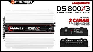 Amplificador Taramps DS800x3 - Três canais e Hi-input [ Premier Shop ]