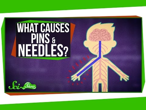 Why do I get pins and needles when im hot?