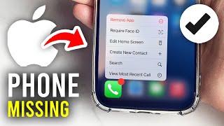 Fix Phone App Missing On iPhone Home Screen - Full Guide